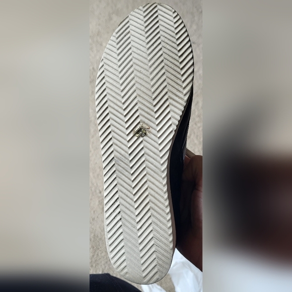 Ron White Italian Novella Quilted Sneaker Black & Silver Size 38 (US 7-7.5) - Picture 9 of 12